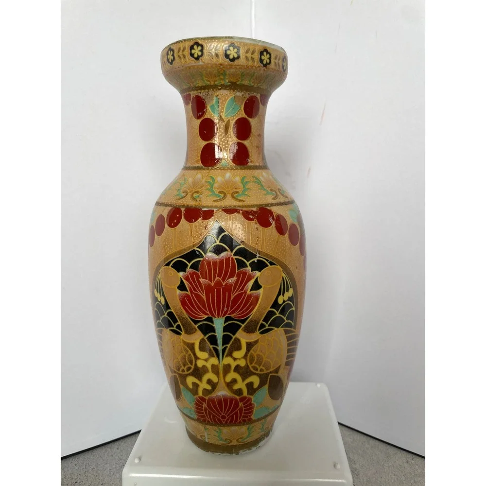 Vintage Cloisonné Vase Made in China